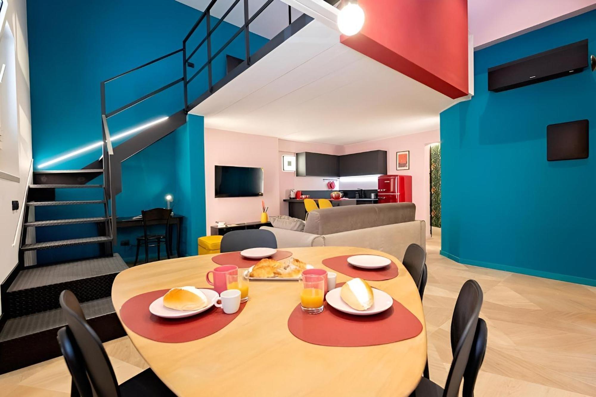 Margot Color Apartment - Trastevere - Loft Di Lusso Roma Ngoại thất bức ảnh